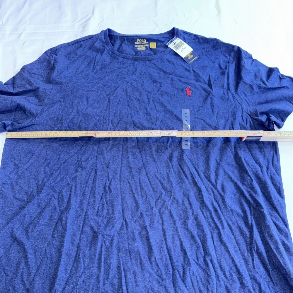 NWT Polo Ralph Lauren T-Shirt Mens 2XL Navy Red Pony